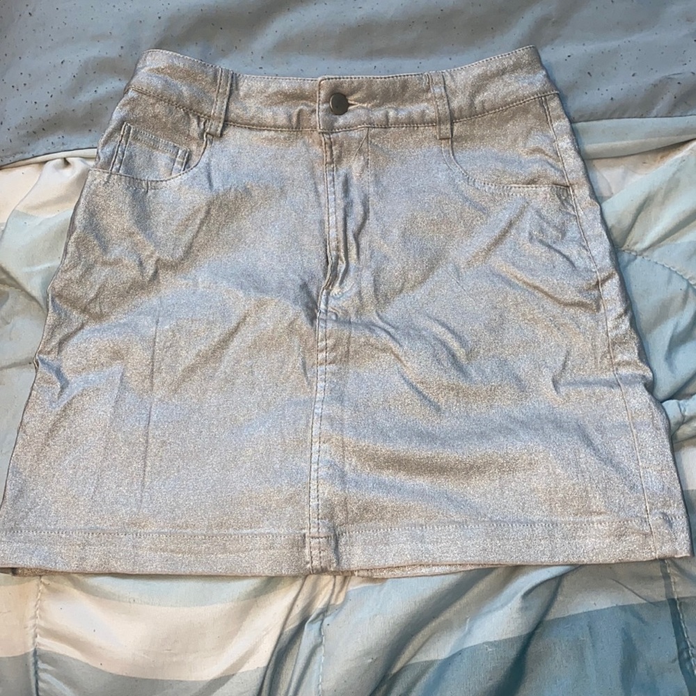 Silver skirt!